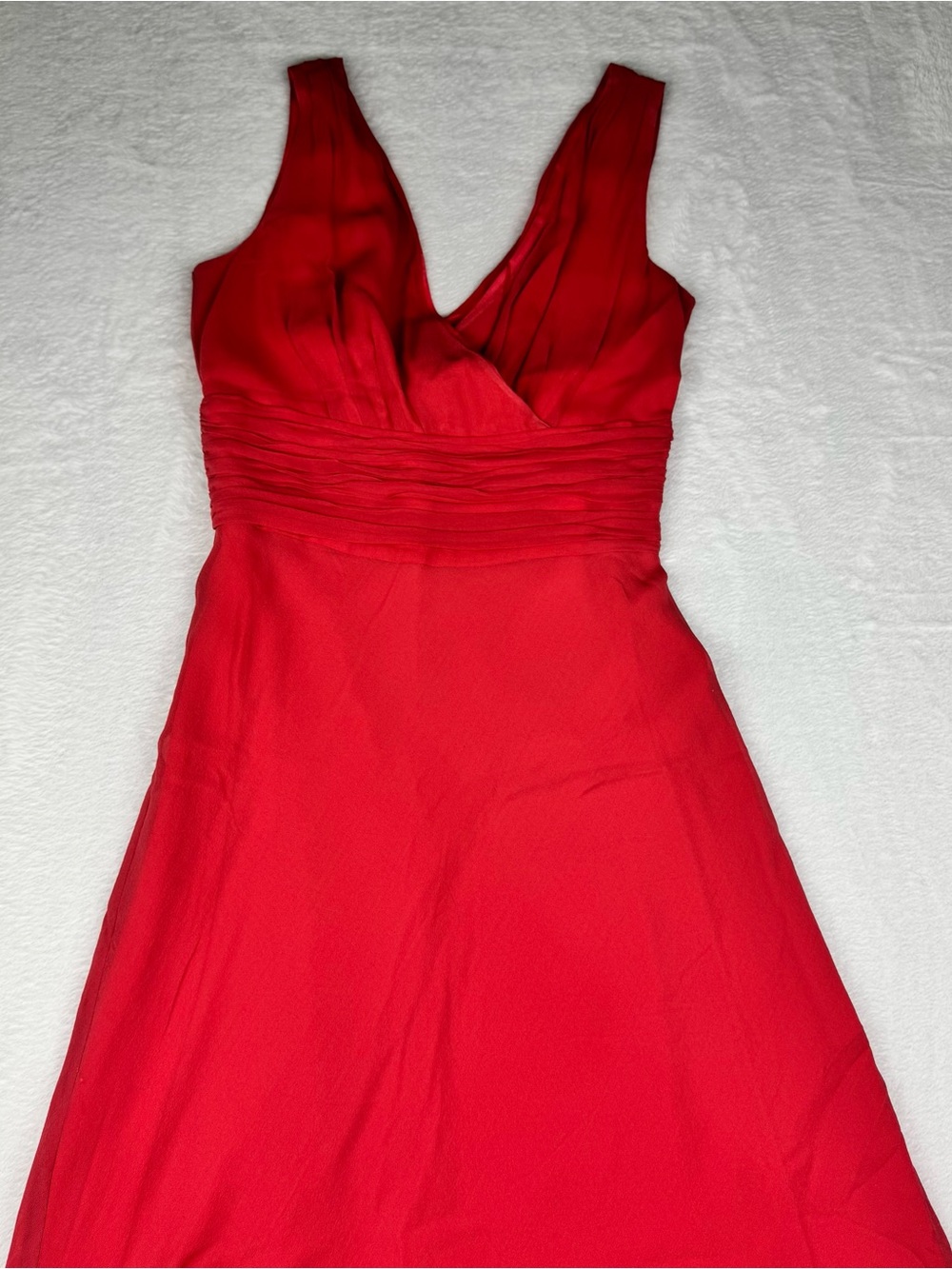 H Tommy Hilfiger 100% Silk Dress. Coral color. Size 6. Excellent condition.